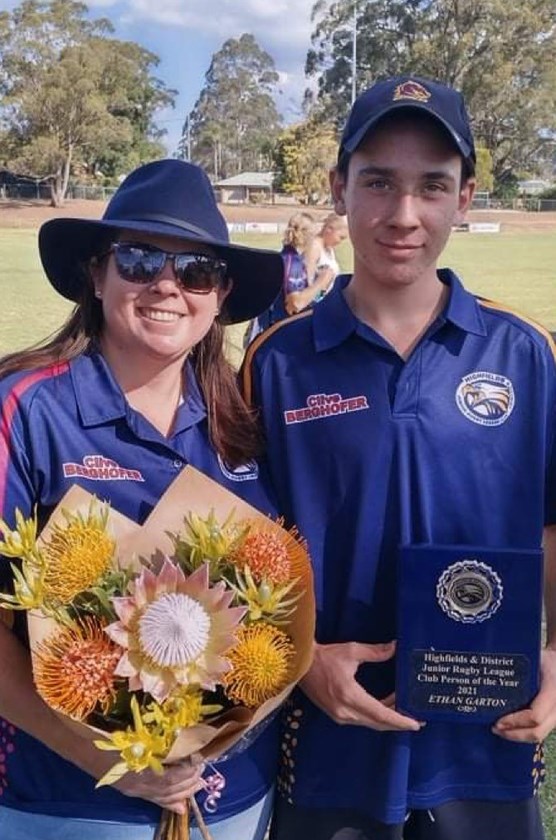 Ethan was last year named Highfields' Club Person of the Year for 2021.