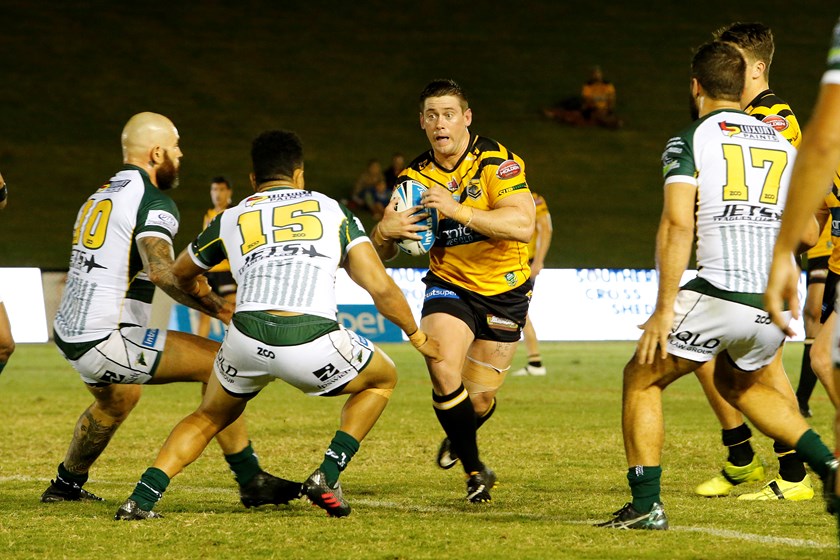 Liam McDonald in action for Sunshine Coast Falcons in 2018. Photo: QRL Media