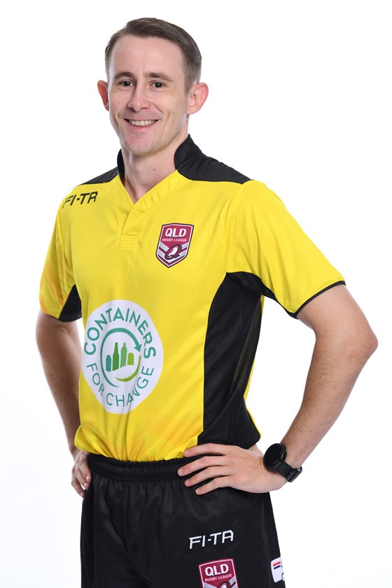 QRL match official Jack Ebert. Photo: Scott Davis / QRL