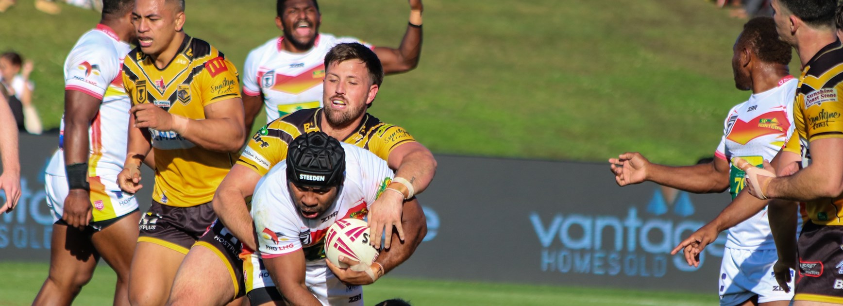 Faalogo scores at-trick as Falcons down Hunters