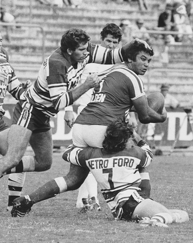 Arthur Beetson playing for Redcliffe.