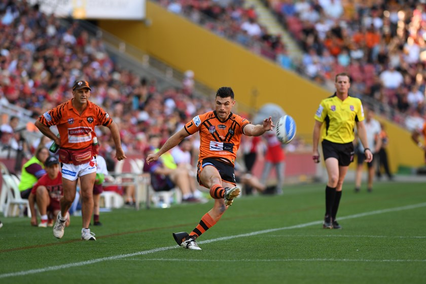 Brayden Torpy in action for Easts Tigers during the 2018 Intrust Super Cup grand final. PICTURE: QRL Images