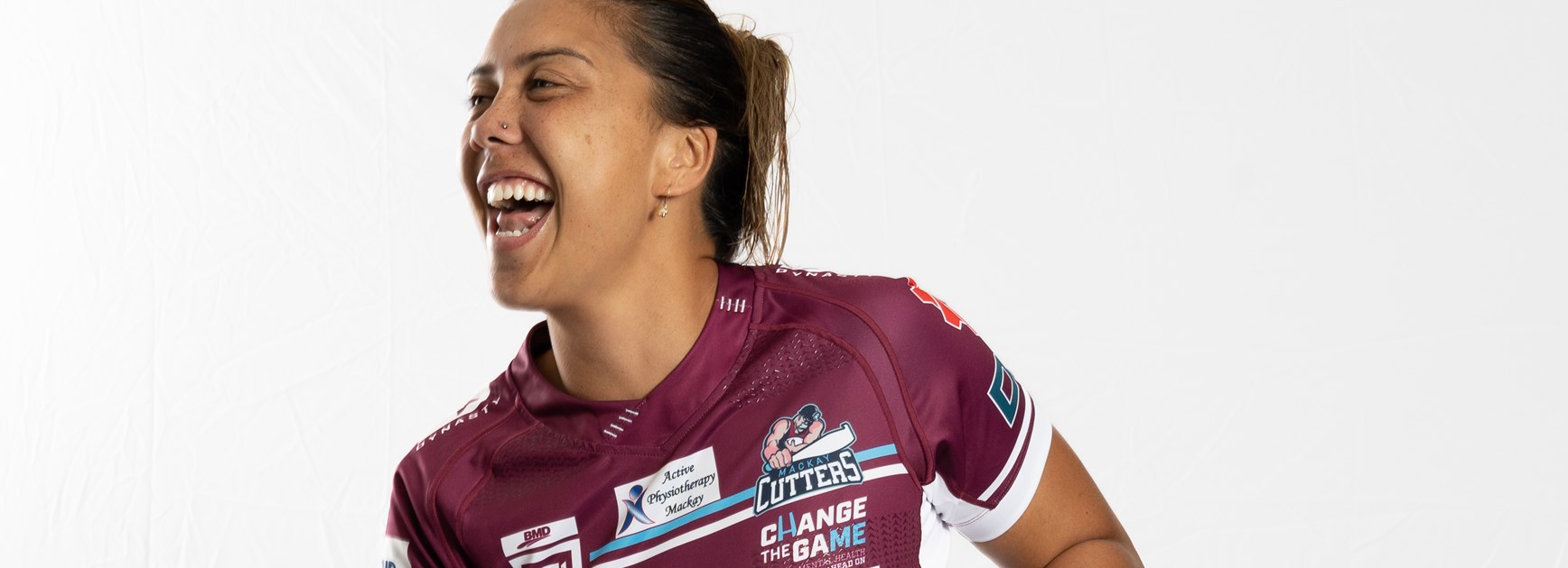 Shannon Mato in Mackay Cutters colours. Photo: BVM Visuals/QRL