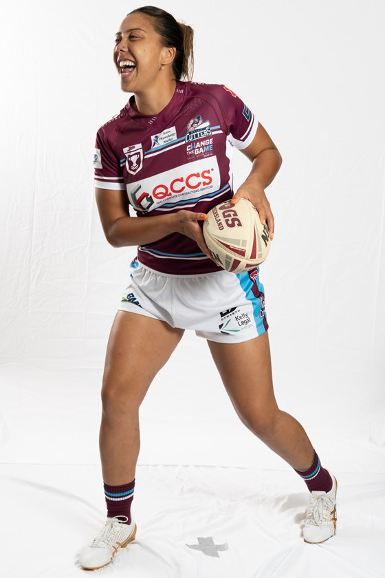 Shannon Mato in Mackay Cutters colours. Photo: BVM Visuals/QRL