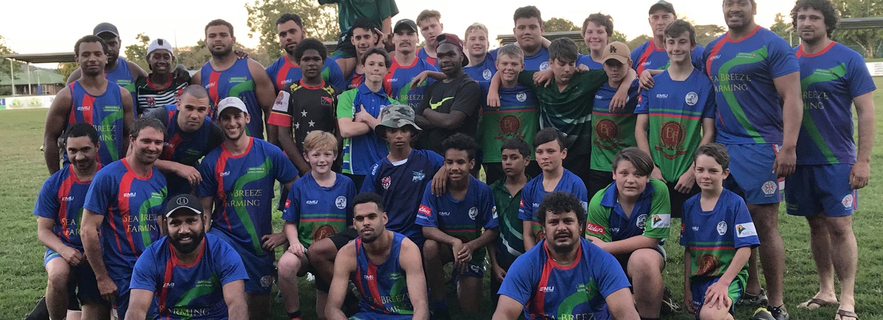 Innisfail A graders pass on wisdom to Under 13 team