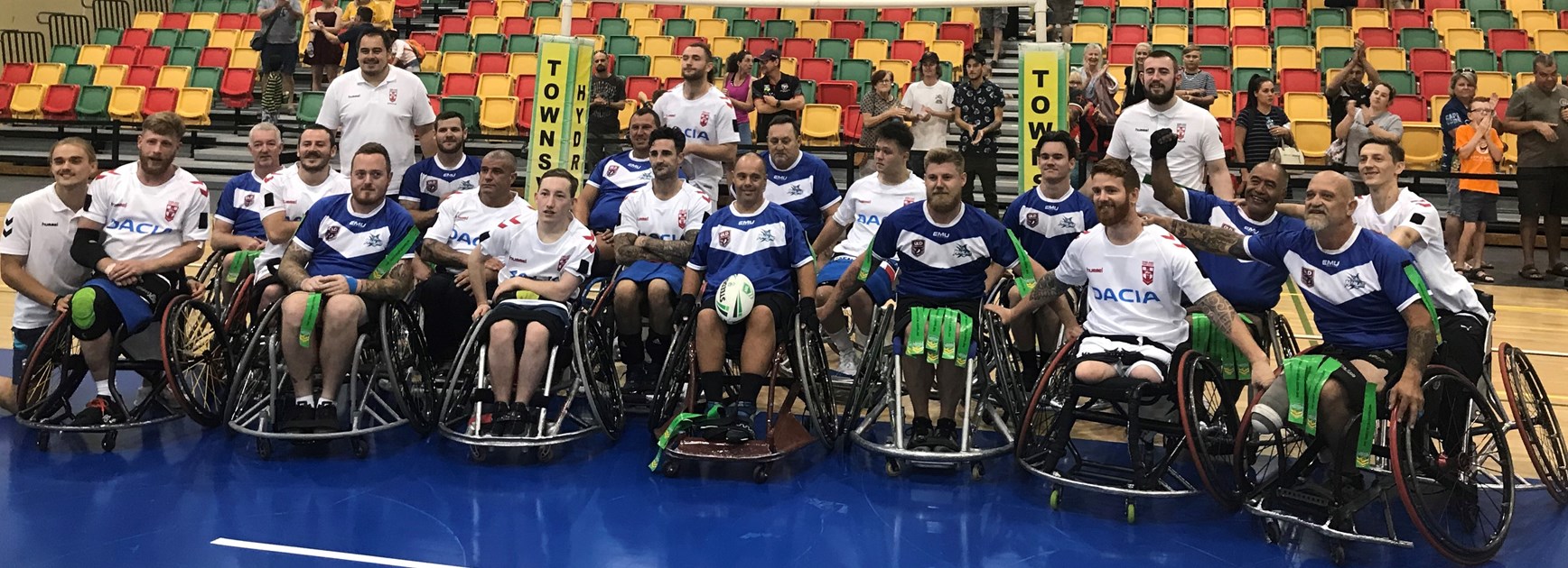 NQ Marlins Wheelchair team gallant against touring English