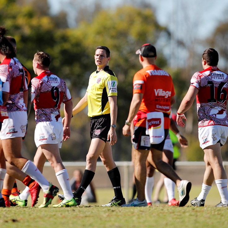 Raymond's rise up the referee ranks