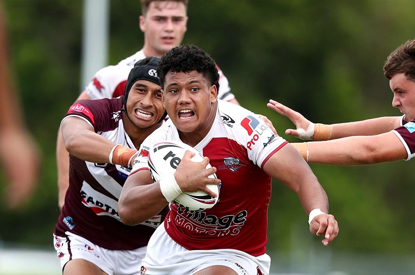 Redcliffe in action in Round 6. Photo: Jason O'Brien/QRL