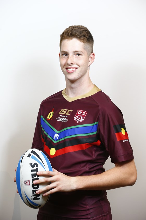 Jack Beetson represented the Queensland Under 16 Murri team in 2018. Photo: NRL Images