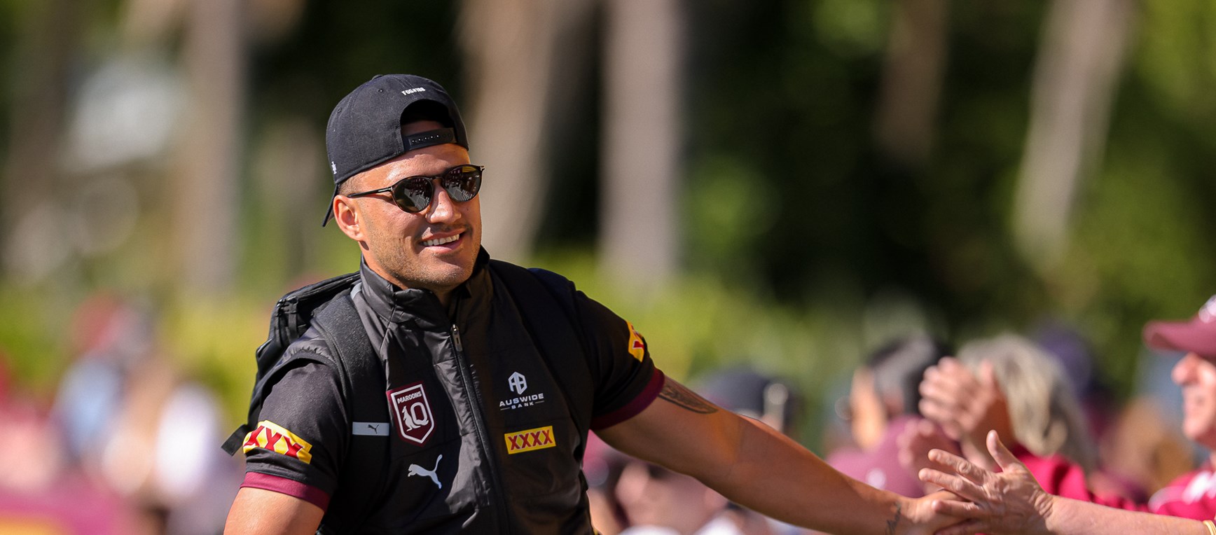 In pictures: Hundreds watch on as Maroons continue prep