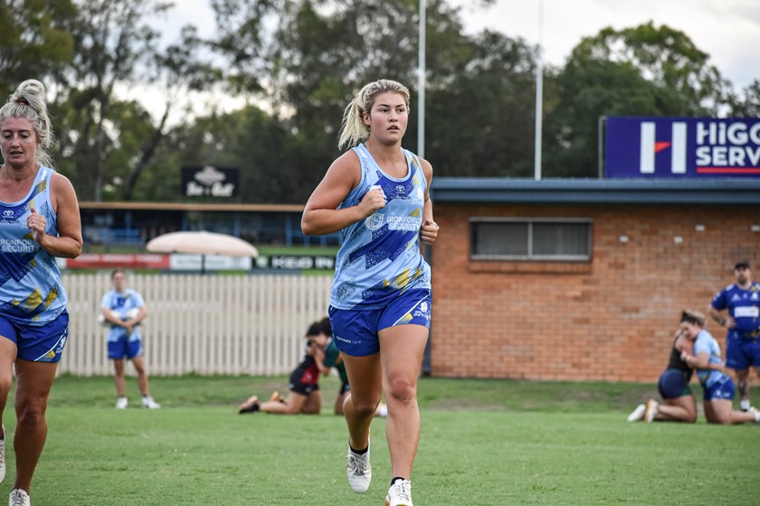 Squad member, Jada Ferguson. Photo: Max Ellis/Norths Devils