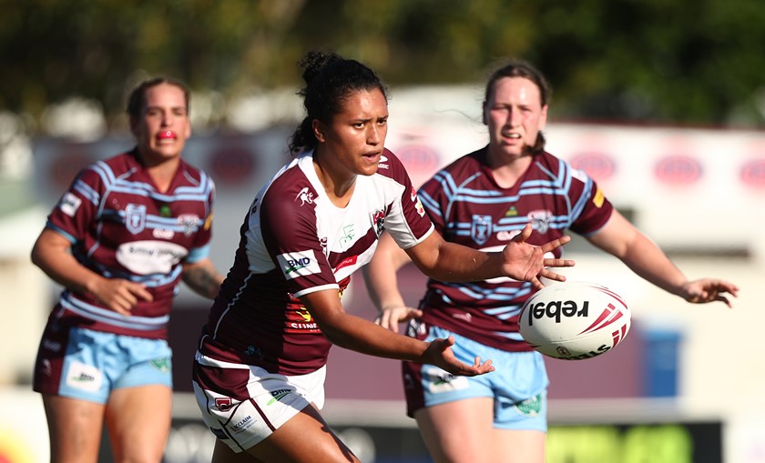 Zahara Tamara in action. Photo: Jason O'Brien/QRL