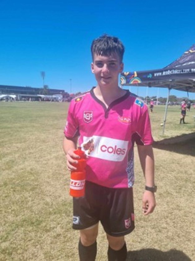 Harrison at the Queensland Murri Carnival this week.