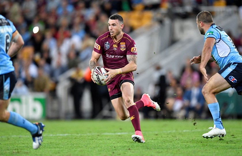 Darius Boyd in action for the Queensland Maroons. Photo: QRL Media