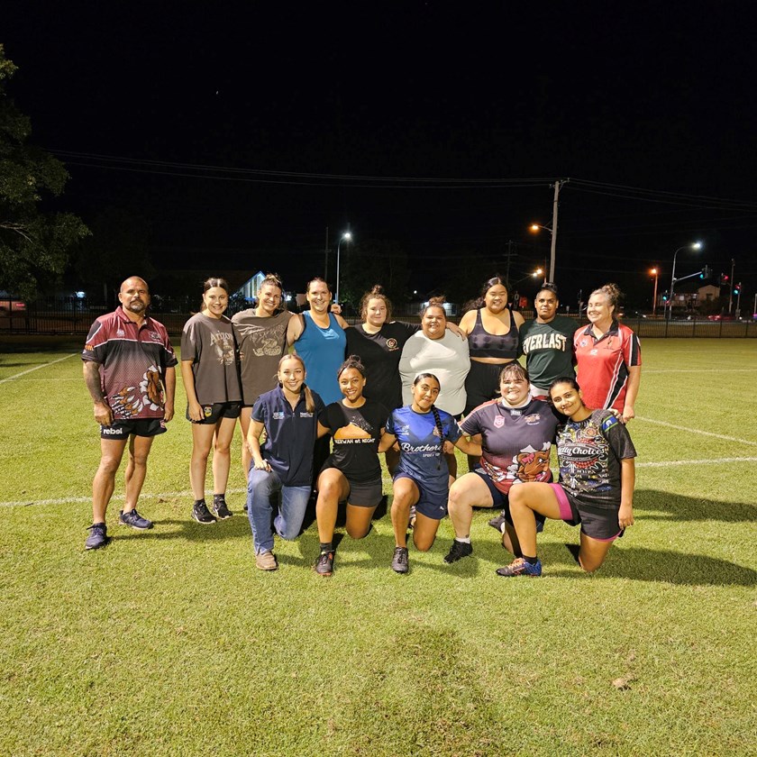 Bundaberg Open Women's players in the preseason.