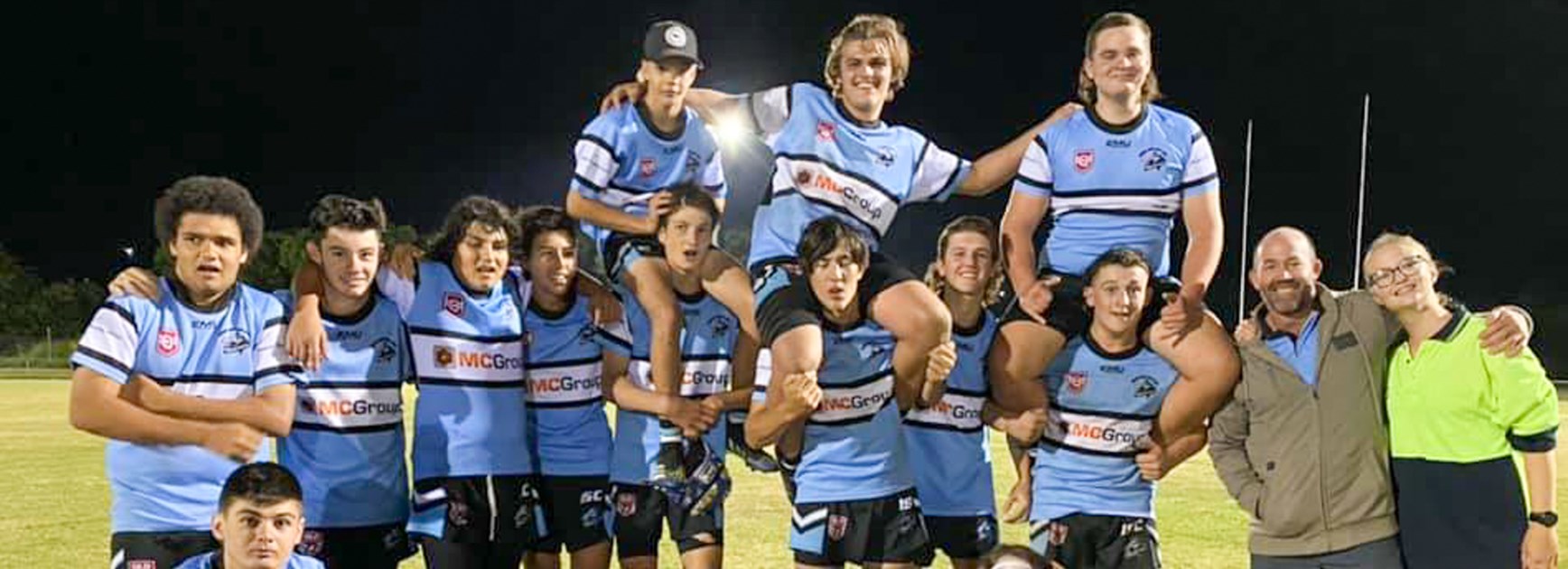 'I just love seeing kids playing footy'