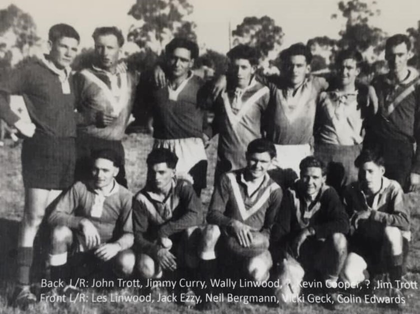 Mundubbera Tigers in the Central Burnett Rugby League in the 1940s. Photo: Supplied