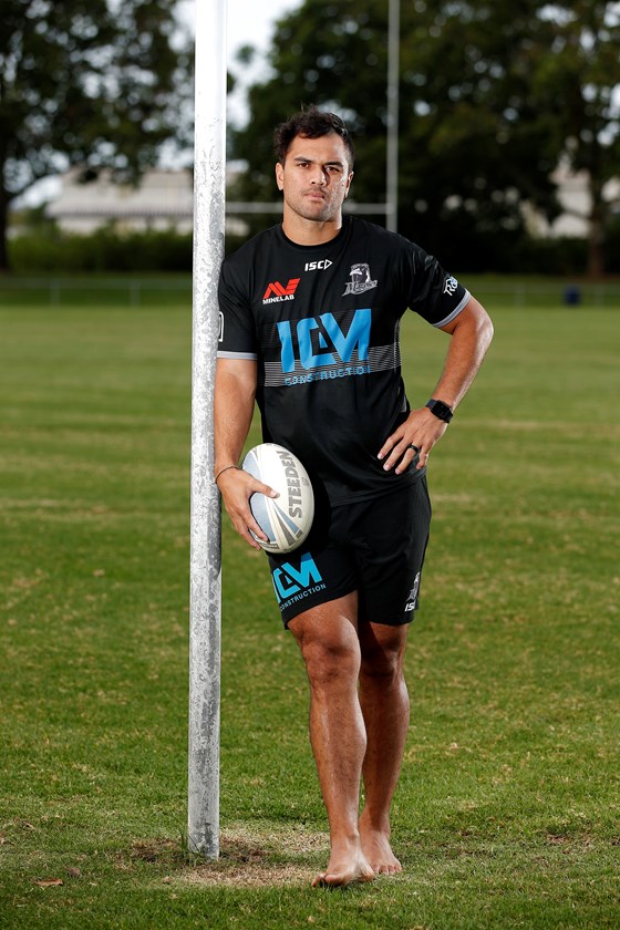 Karmichael Hunt at Souths. Photo: Josh Woning/The Courier-Mail