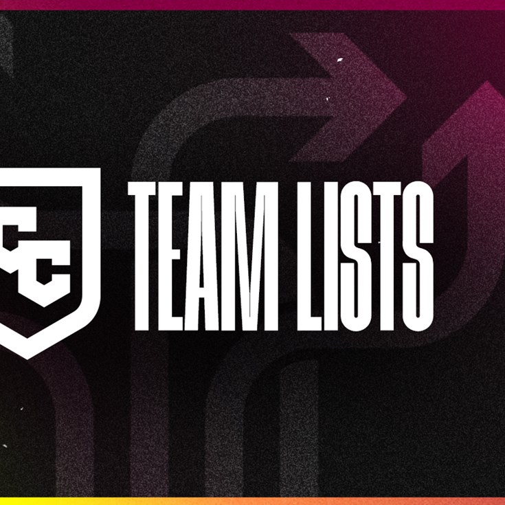 Round 7 Cyril Connell Cup team lists