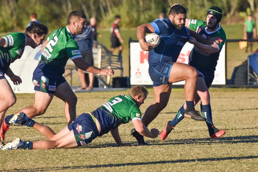 North Lakes in action against Narangba. Photo: Crystal 'Isileli-Fo'ou