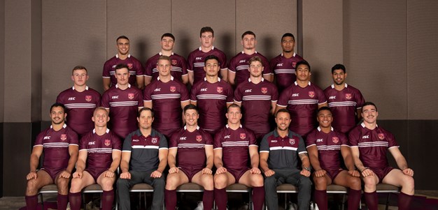 Queensland Under 20 team in position