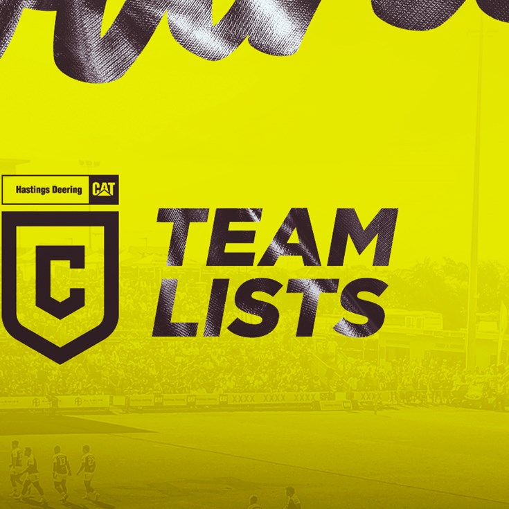Round 16 Hastings Deering Colts team lists
