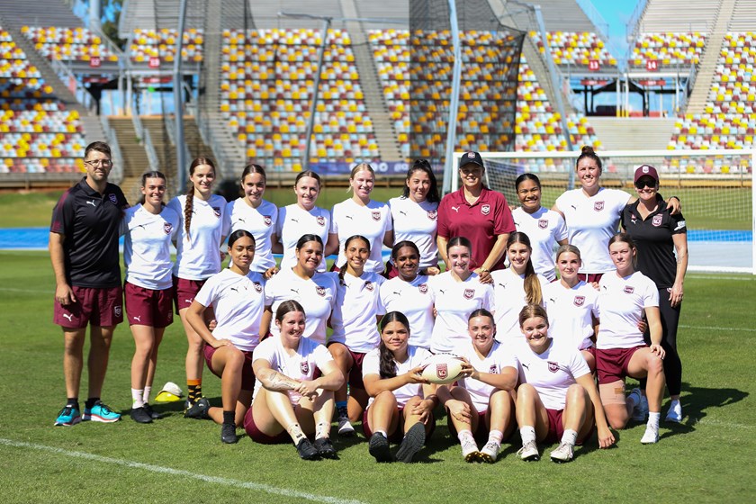 The 2023 Queensland Sapphires. Photo: Jorja Brinums/QRL