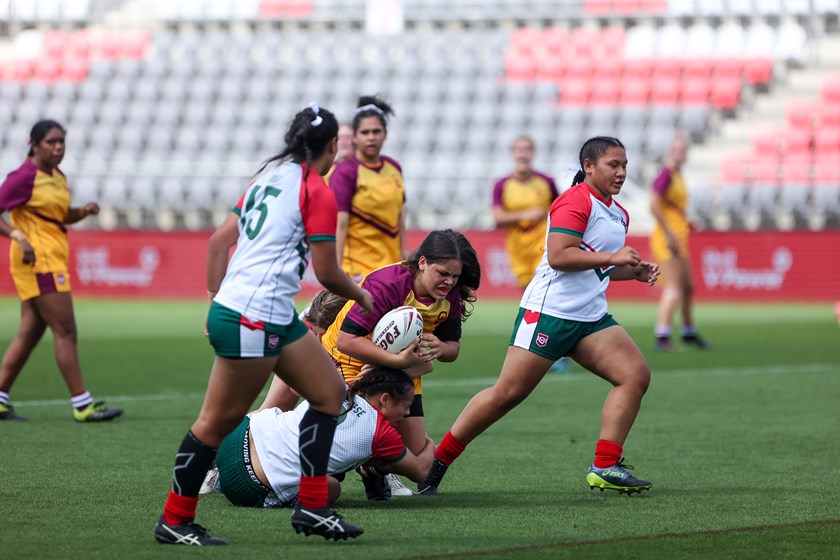 Playing for the Queensland Under 17 Country side. Photo: Erick Lucero/QRL