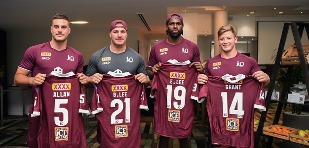 In pictures: Fourteen players presented Maroons debutant jerseys