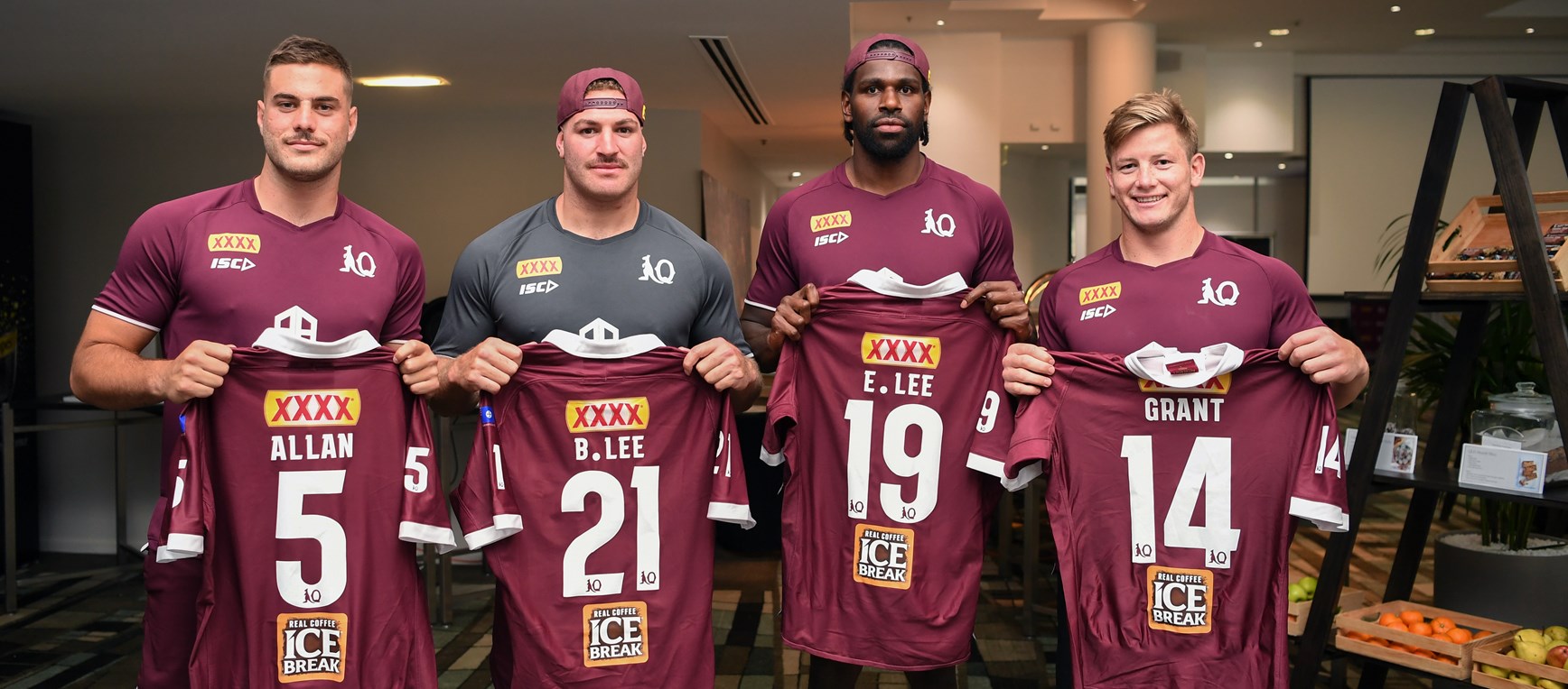 In pictures: Fourteen players presented Maroons debutant jerseys