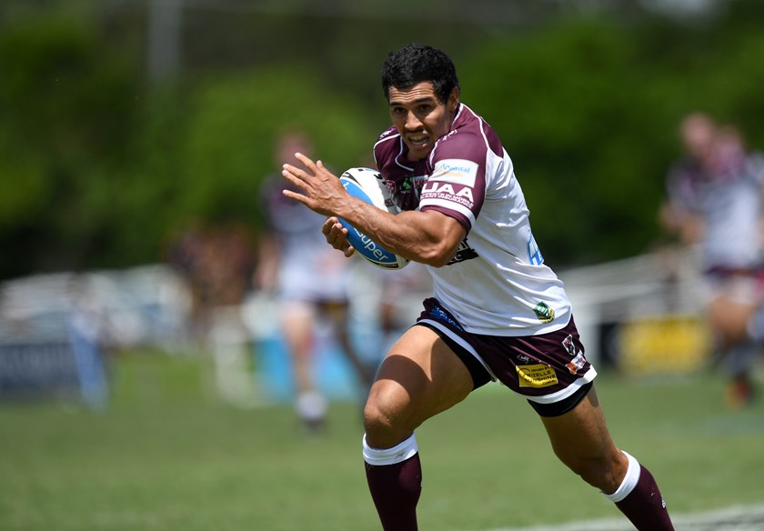 Fogarty in action for the Bears. Photo: QRL Images