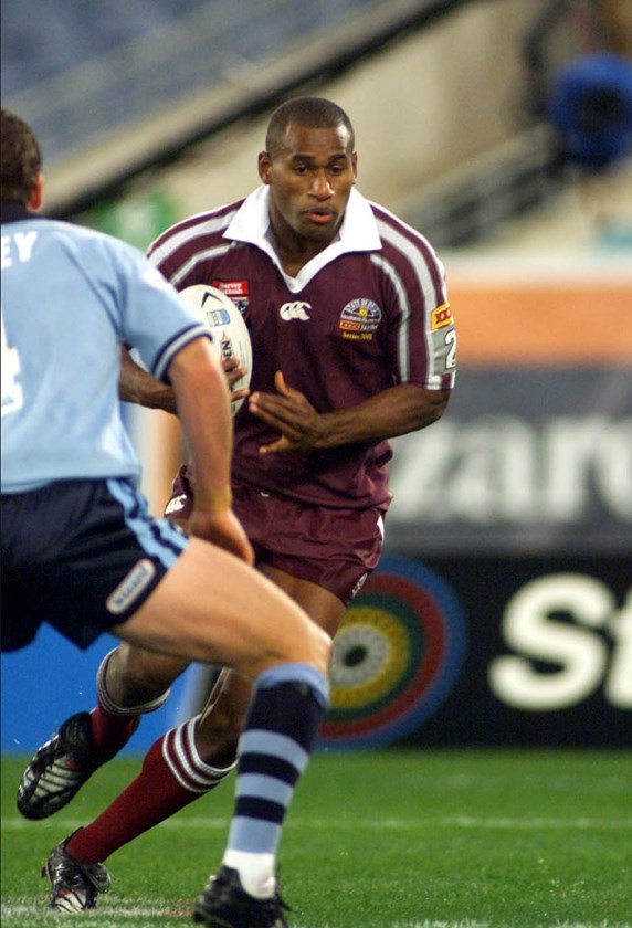 Lote Tuqiri in 2001. Photo: NRL Images