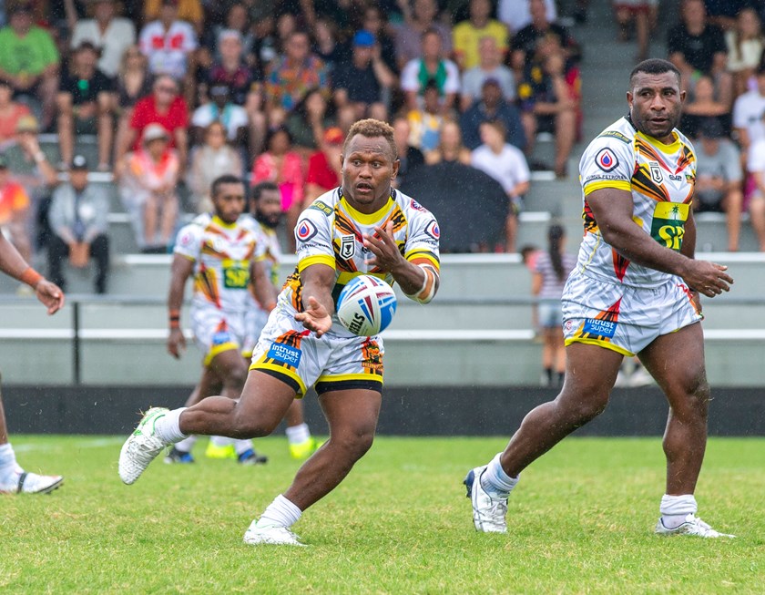 The experienced Wartovo Puara jr is back again for the PNG Hunters. Photo: Jim O'Reilly / QRL