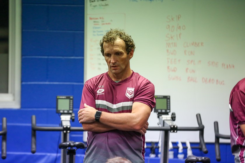Steve in pre-season training. Photo: Jorja Brinums/QRL