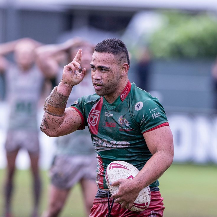 Saitaua hat-trick in the wet helps secure win for Wynnum Manly