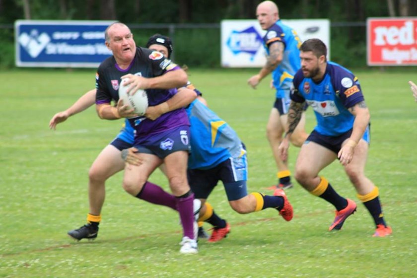 Greg Smith in action for Banyo in 2018.