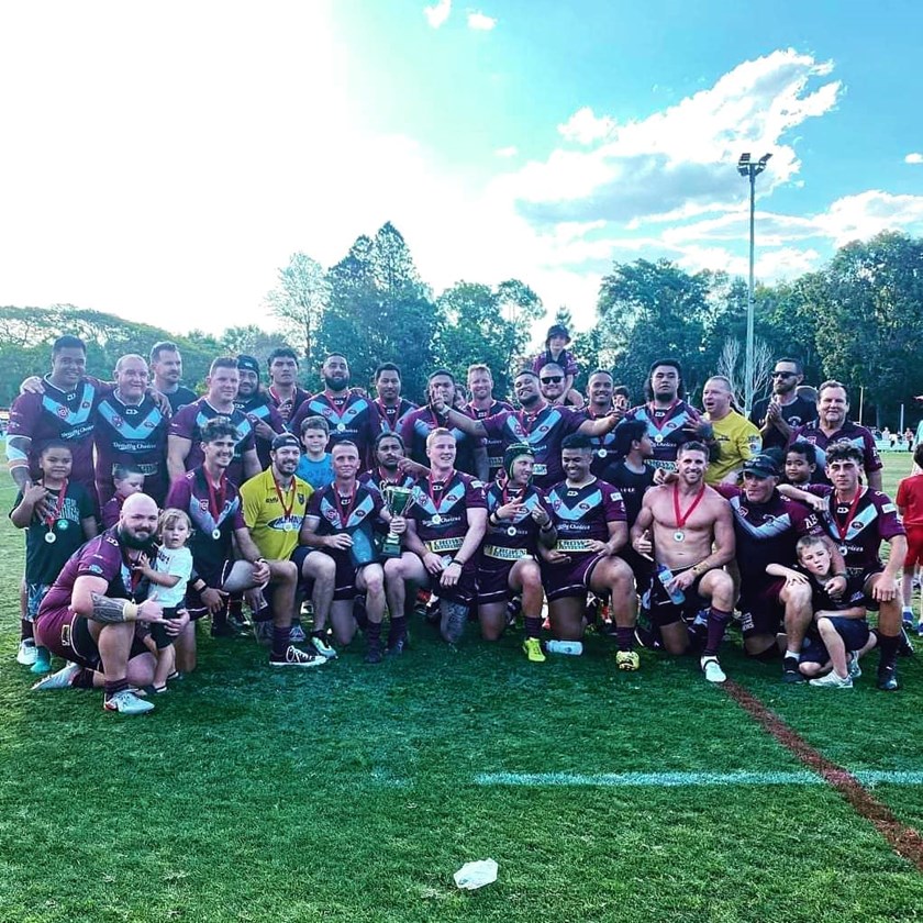 The 2021 premiership-winning Moreton Bay Raiders.
