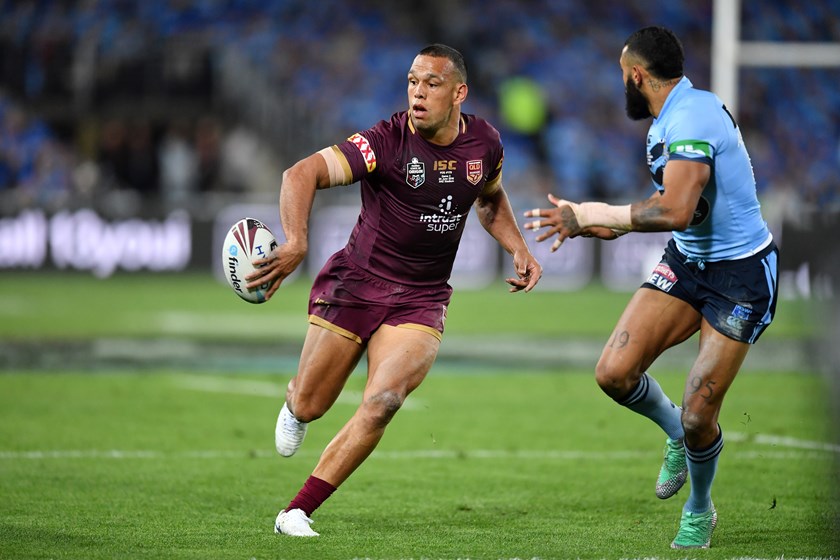 Will Chambers in action for the Maroons in 2018. Photo: QRL Media