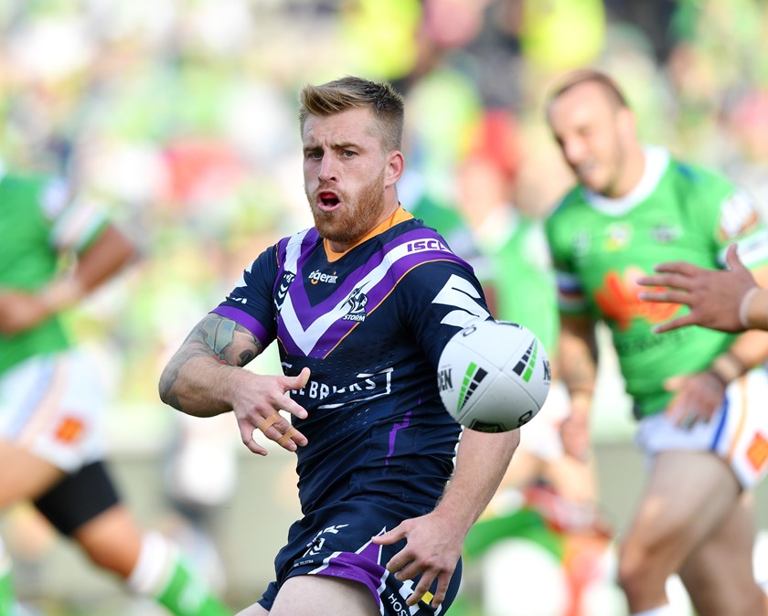 Cameron Munster in action for Storm. Photo: NRL Images