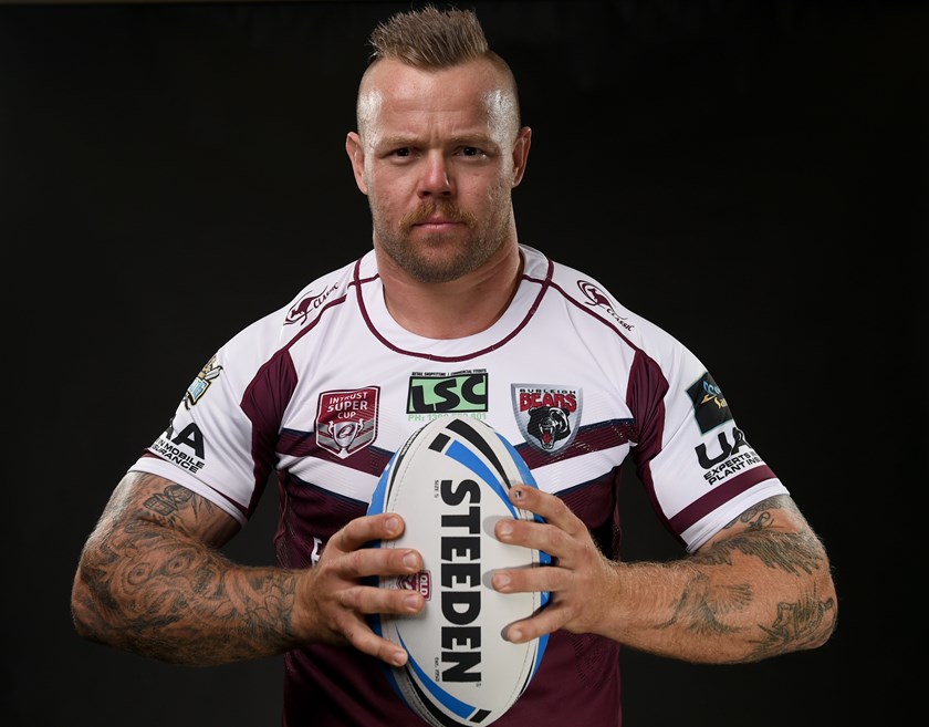 Luke Page at the 2019 Intrust Super Cup season launch. Photo: QRL Media 