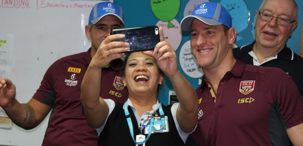 Imagine having Maroons visiting your workplace