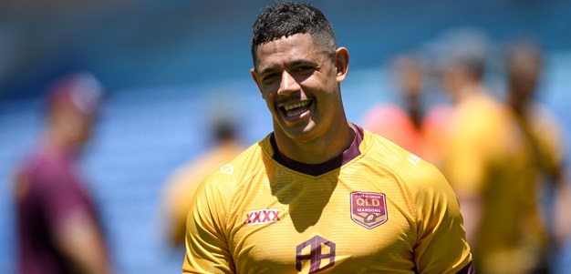 In pictures: Scorching Sunday training for the Maroons