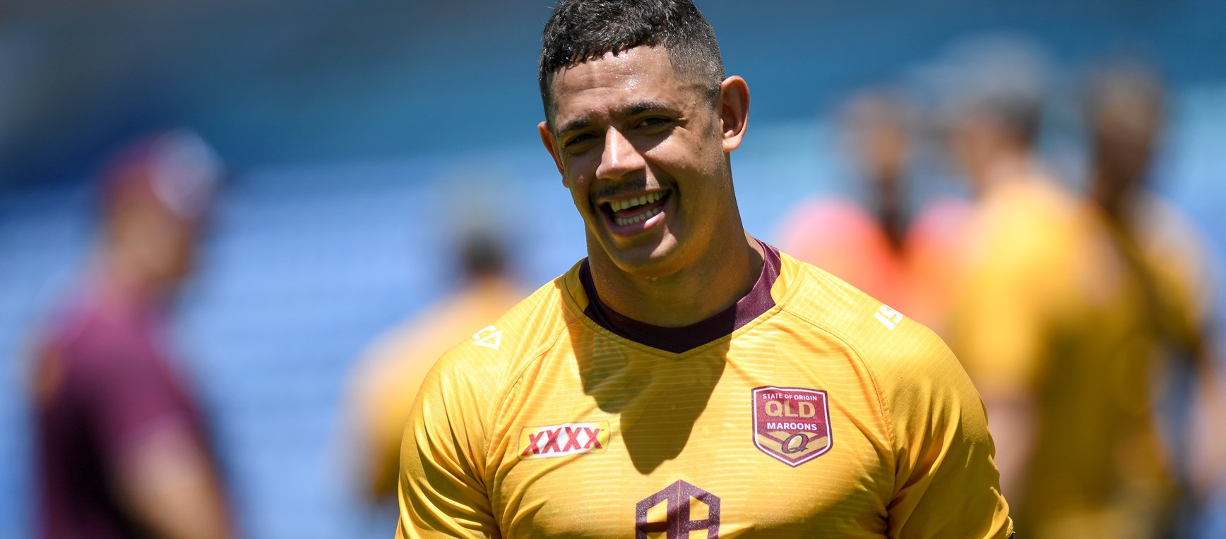 In pictures: Scorching Sunday training for the Maroons