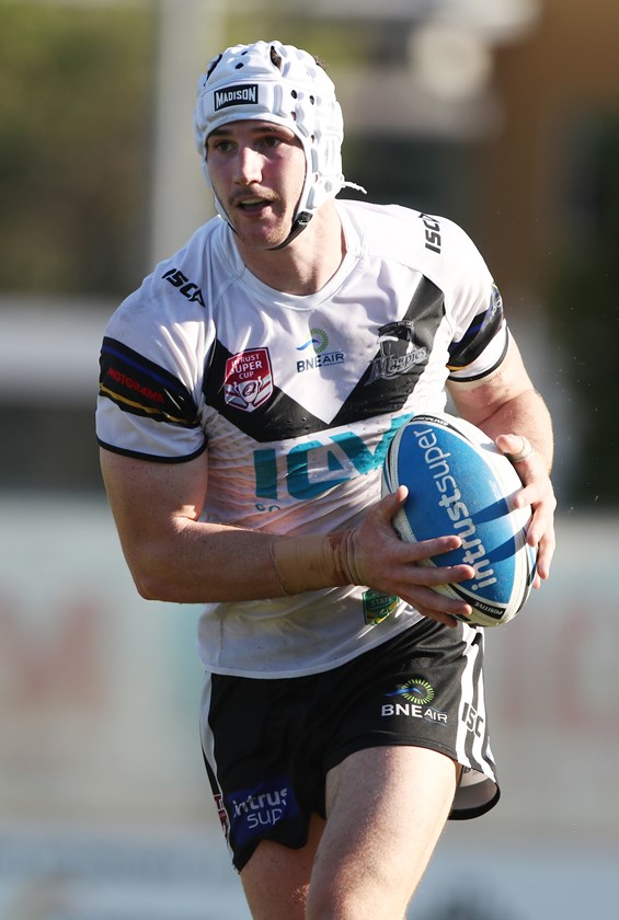 Soper-Lawler in action for the Magpies. 
