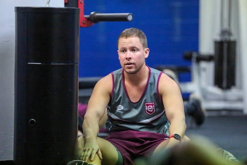 Jack Klein in pre-season training. Photo: Jorja Brinums/QRL