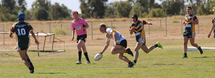 Rockhampton score a try against the Central West Under 16s. PHOTO: Cameron Stallard