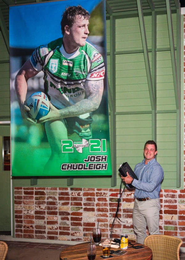 Josh Chudleigh has been named the Townsville Blackhawks player of the year. Photo: Townsville Blackhawks