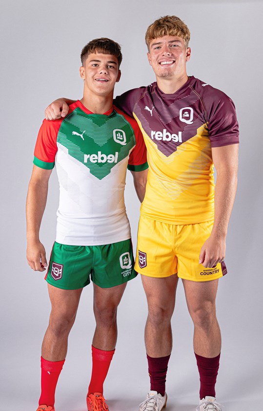 Cousins Sam Martin and Finn Kendell. Photo: Erick Lucero/QRL