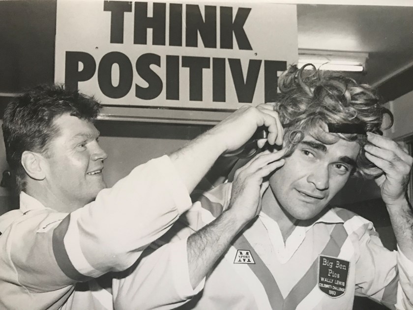 Paul 'Fatty' Vautin and Dale Shearer. Photo: supplied