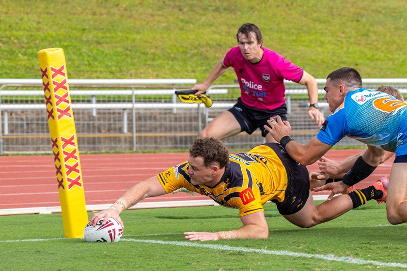 Flynn Camilleri scored a double. Photo: Dom Chaplin/QRL